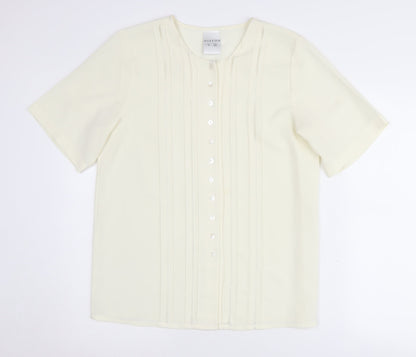 Alexon Women's Ivory Blouse UK 12 - Classic Style
