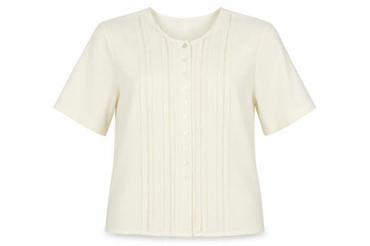 Womens UK Size 12 Alexon Ivory Basic Blouse