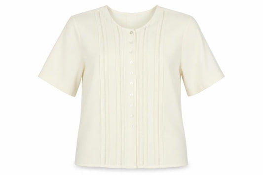 Womens UK Size 12 Alexon Ivory Basic Blouse