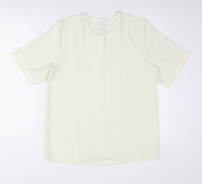 Alexon Women's Ivory Blouse UK 12 - Classic Style