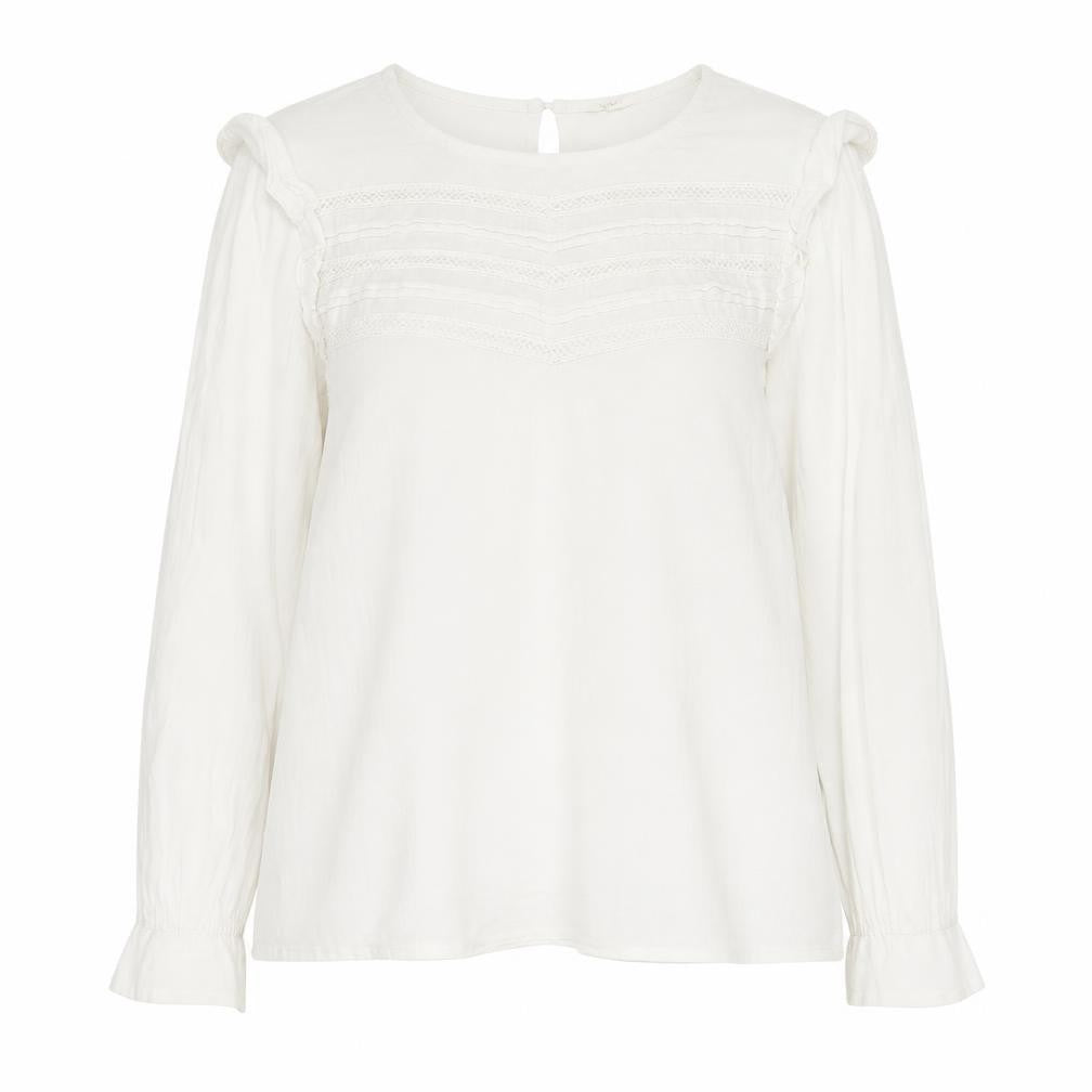 Womens UK Size 16 Hush White Basic Blouse