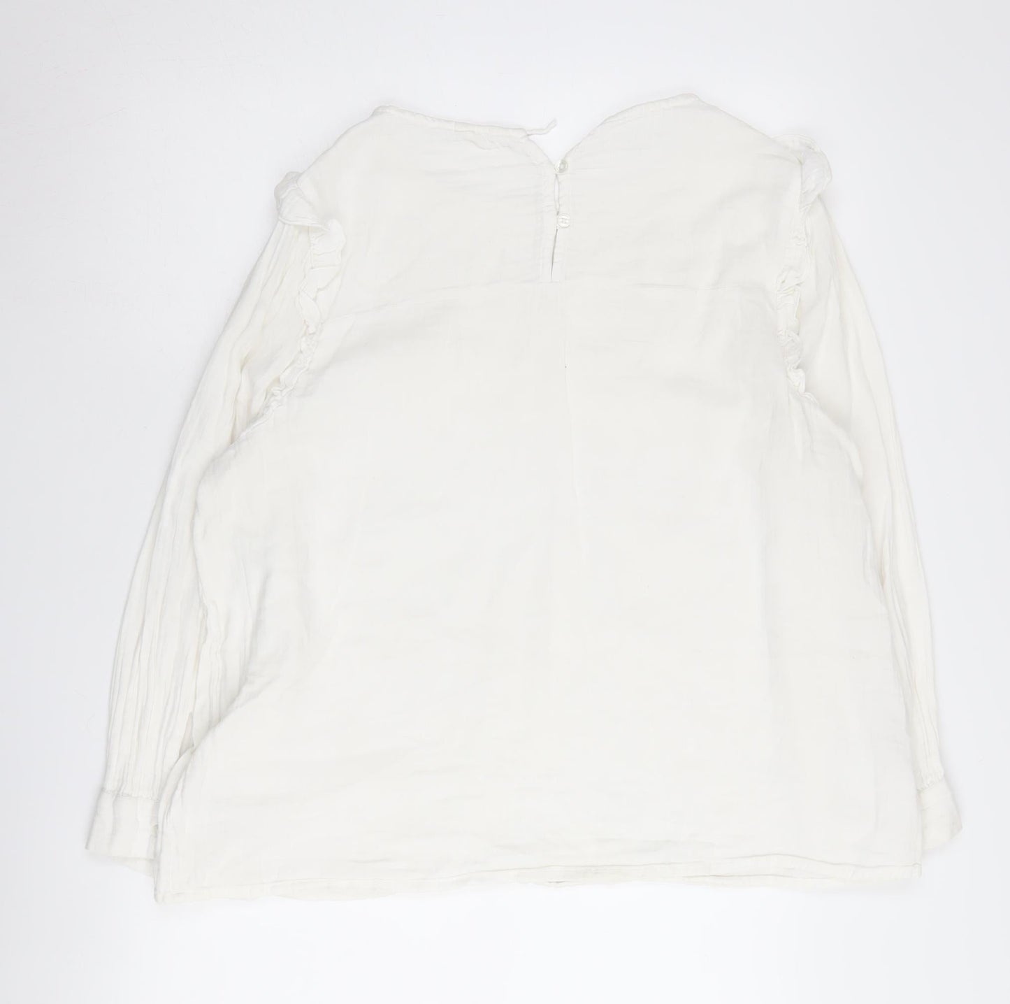 Hush Women’s White Cotton Blouse Size 16