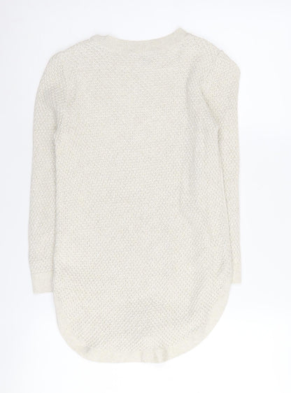 Womens UK Size XS Tommy Hilfiger Ivory Pullover Jumper
