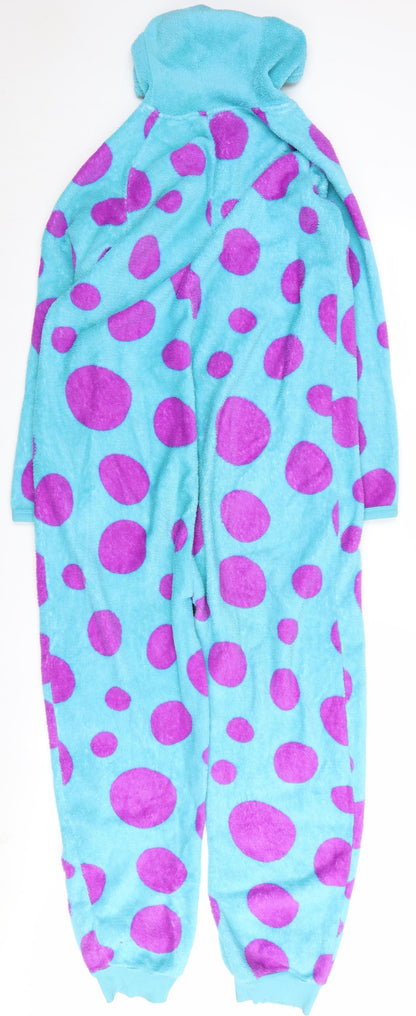 Disney Women's Blue Sully Fleece Onesie Size 10-12