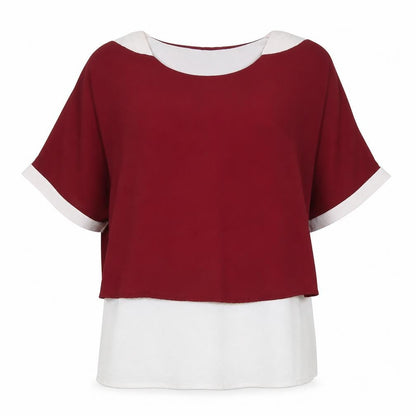 Womens UK Size M Quiz Red Basic Blouse