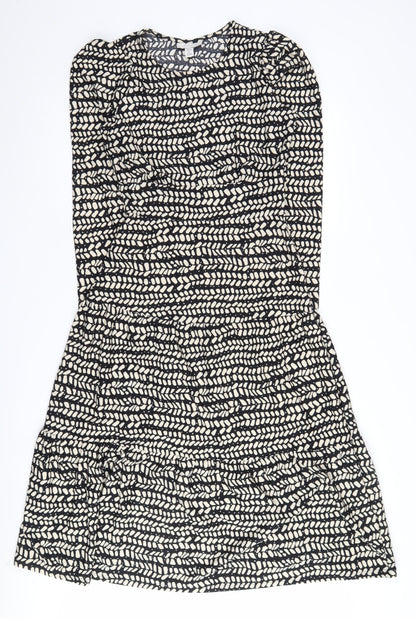 Topshop Women’s Black Fit & Flare Dress Size 6