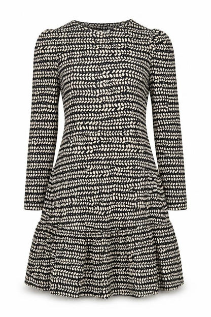 Topshop Women’s Black Fit & Flare Dress Size 6