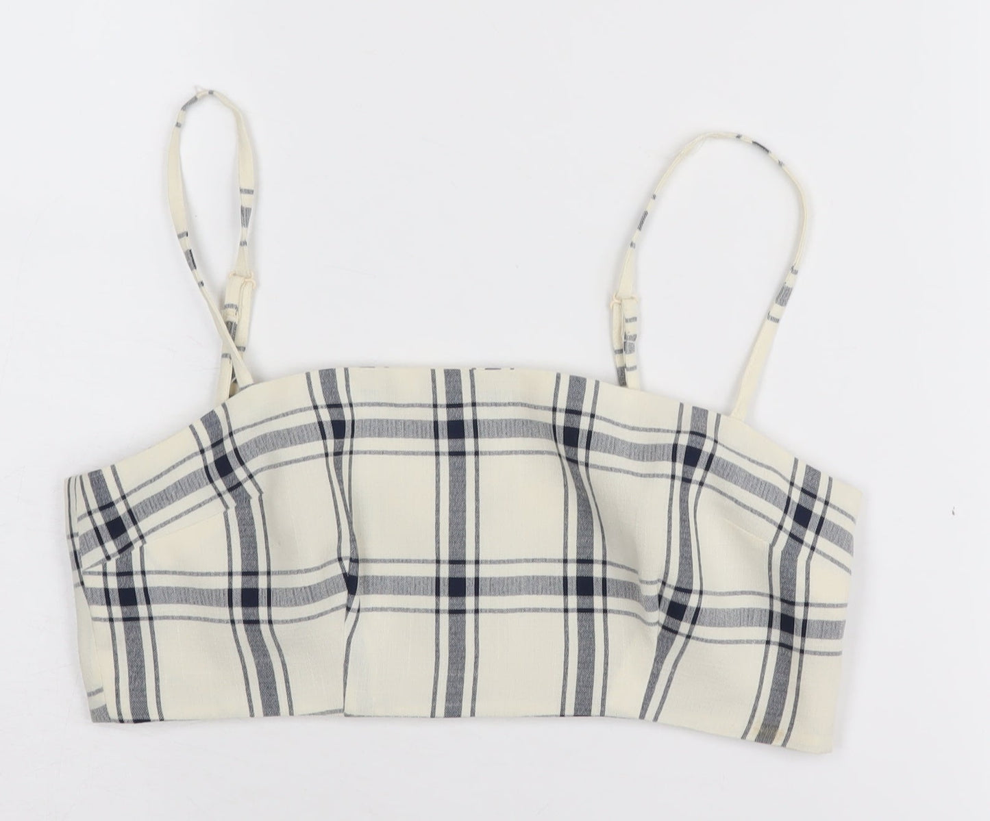 Womens UK Size 6 ASOS Ivory Cropped Camisole
