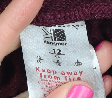 Karrimor Women’s Purple Pullover Hoodie, Size 12, Activewear