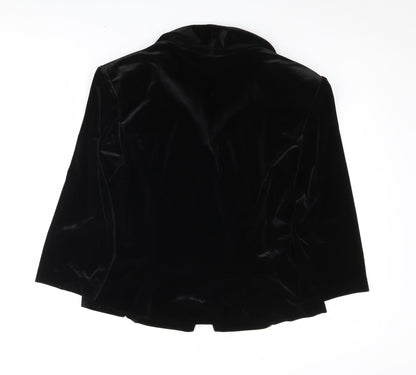 Roman Originals Women’s Black Velvet Suit Jacket