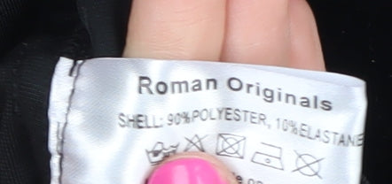 Roman Originals Women’s Black Velvet Suit Jacket