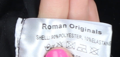 Roman Originals Women’s Black Velvet Suit Jacket