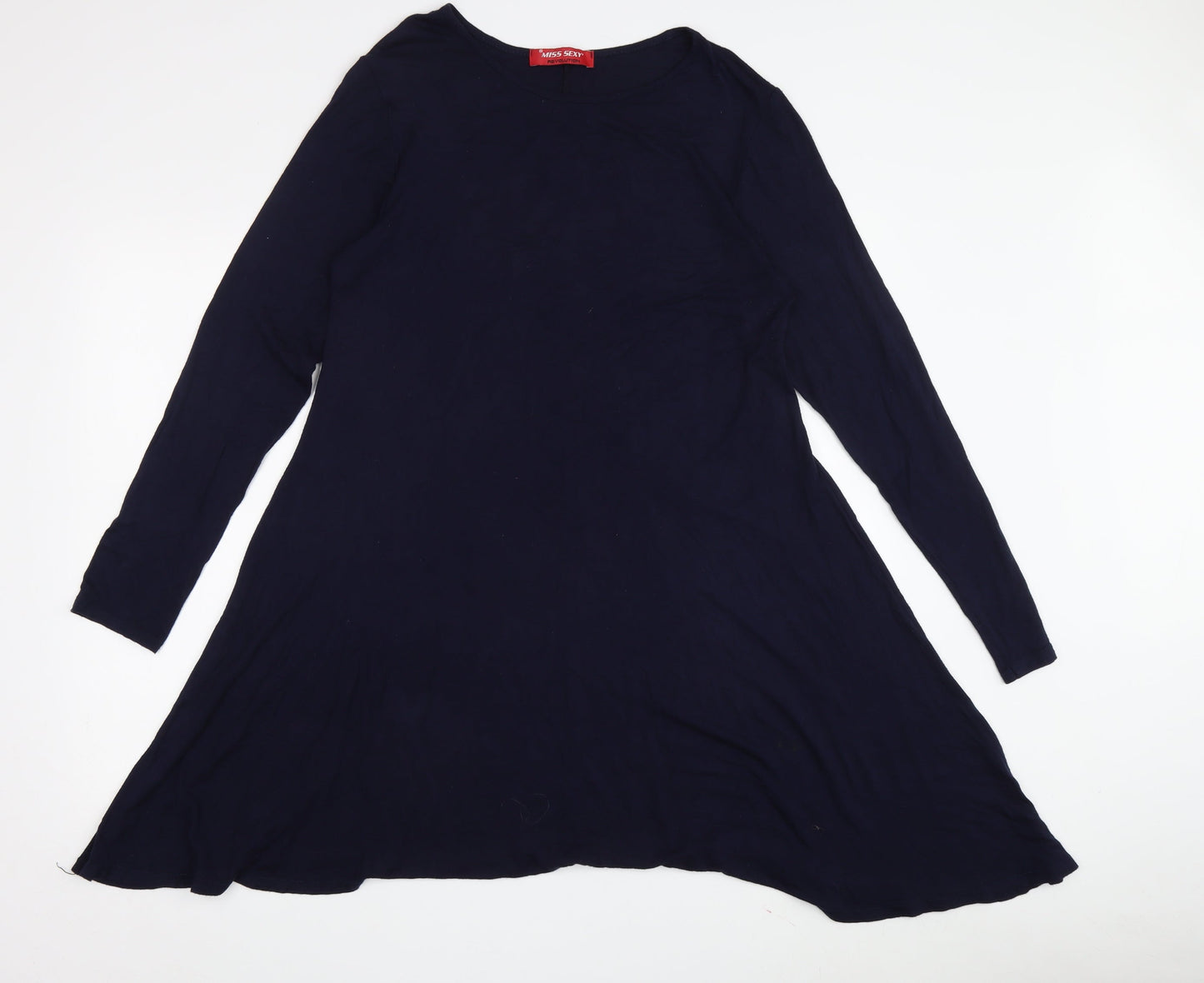 Miss Sexy Women's Blue Long Sleeve Top M/L