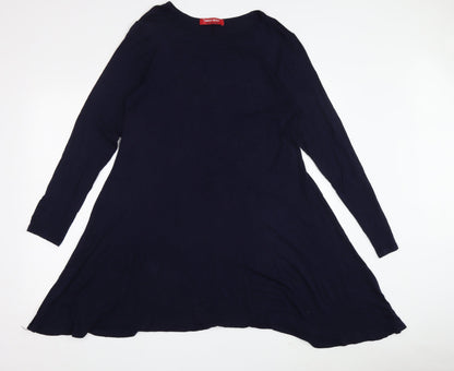 Miss Sexy Women's Blue Long Sleeve Top M/L