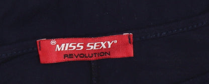 Miss Sexy Women's Blue Long Sleeve Top M/L