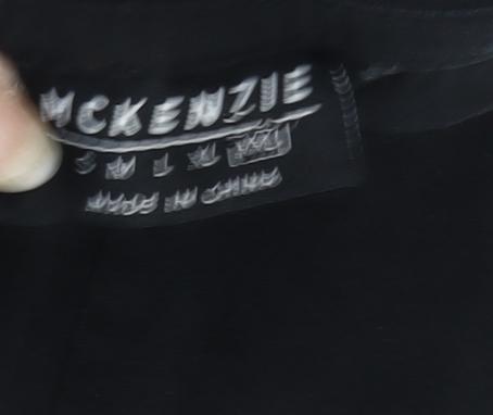 McKenzie Men's Black Medium Graphic T-Shirt, Logo