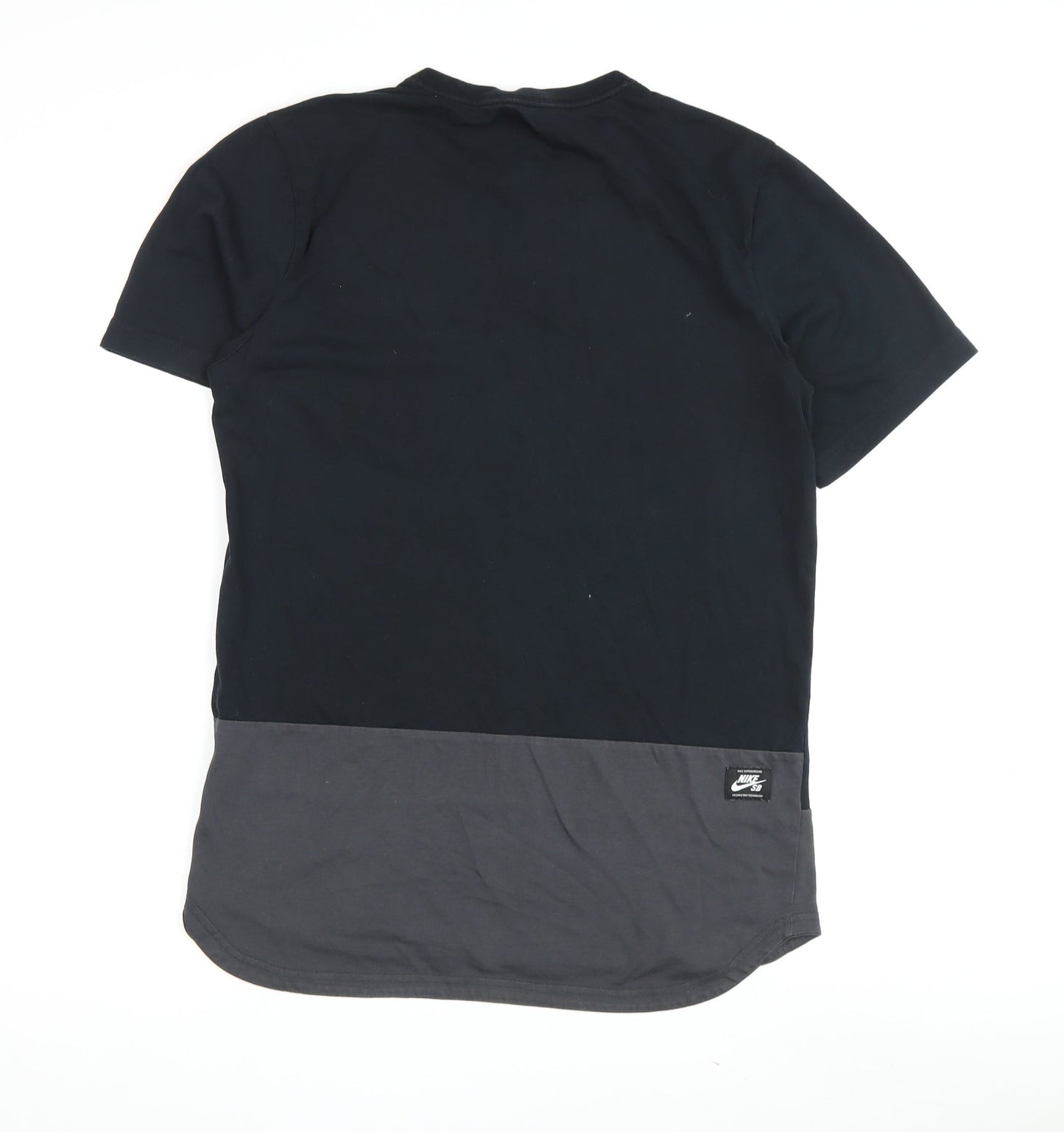 Nike SB Men's Black Colourblock T-Shirt, M, Lightweight
