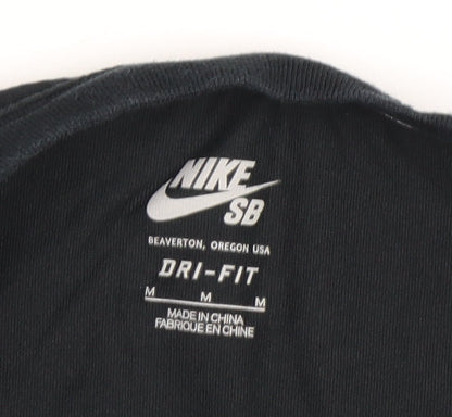 Nike SB Men's Black Colourblock T-Shirt, M, Lightweight