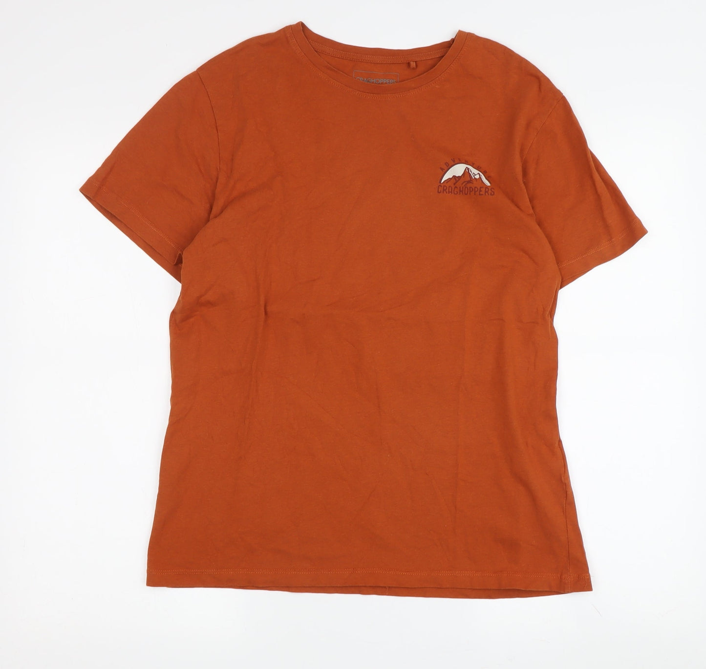 Mens UK Size S Craghoppers Orange  T-Shirt