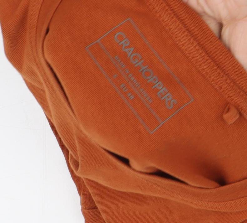 Mens UK Size S Craghoppers Orange  T-Shirt