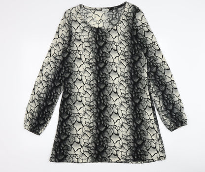Womens UK Size M NEXT Grey  Blouse