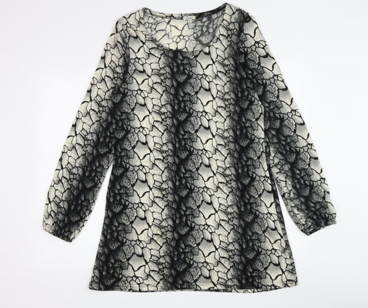 Womens UK Size M NEXT Grey  Blouse