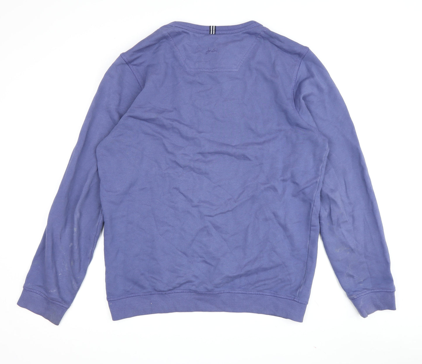 Mens UK Size M Joules Blue Pullover Sweatshirt