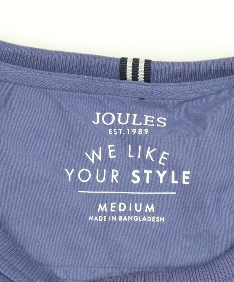 Mens UK Size M Joules Blue Pullover Sweatshirt