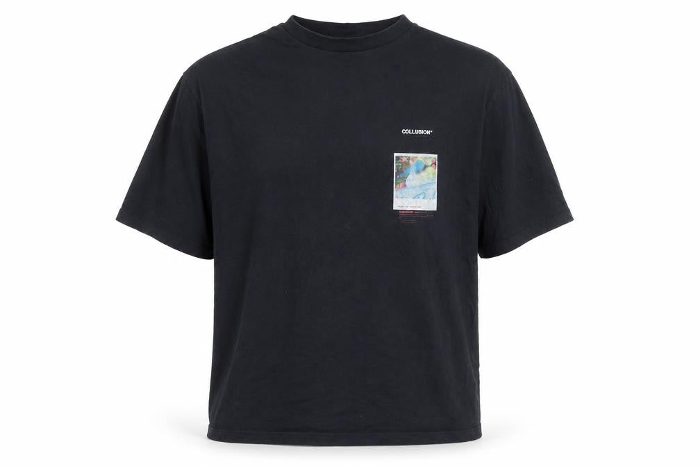 Mens UK Size M COLLUSION Black  T-Shirt