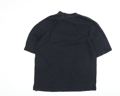 Mens UK Size M COLLUSION Black  T-Shirt