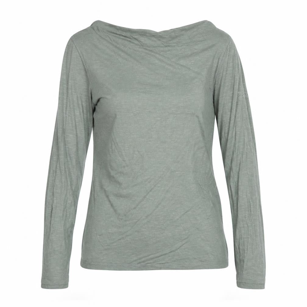 Womens UK Size 12 Regatta Green Basic T-Shirt