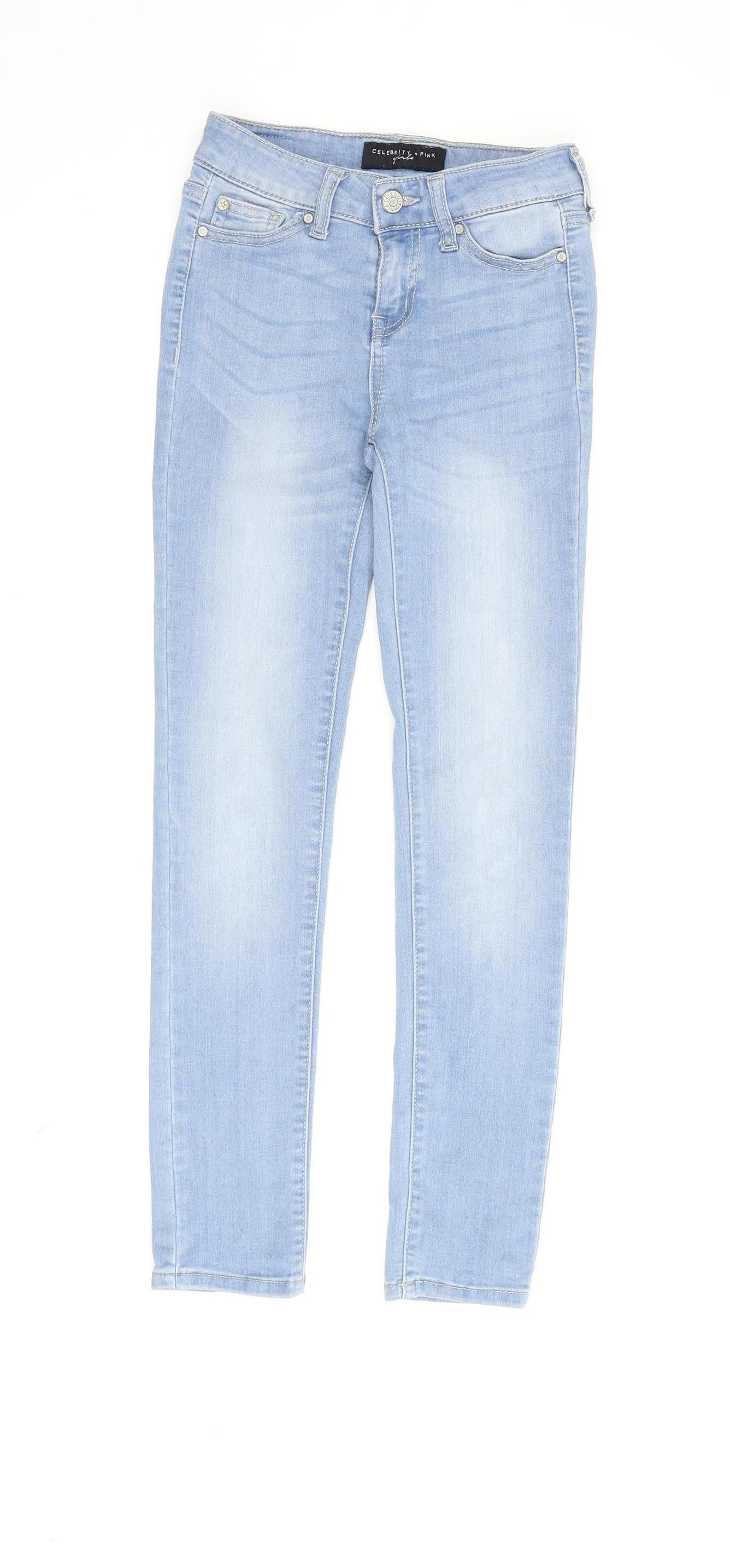 Celebrity Pink Girls Blue Skinny Jeans Size 8 Years