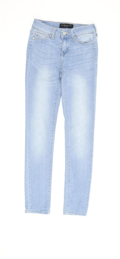 Celebrity Pink Girls Blue Skinny Jeans Size 8 Years