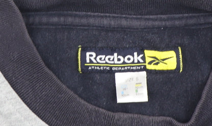 Reebok Men's Grey S T-Shirt with Logo, Casual Style