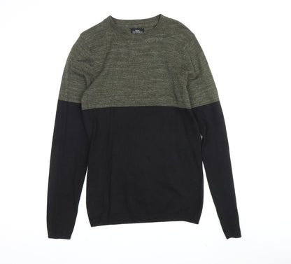 Next Men's Green Black Pullover Jumper XS Size