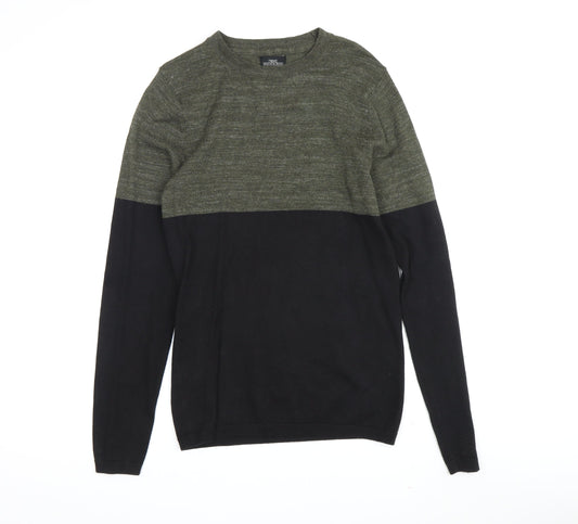 Next Men's Green Black Pullover Jumper XS Size