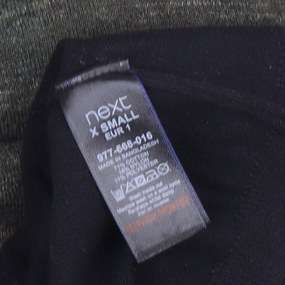 Next Men's Green Black Pullover Jumper XS Size