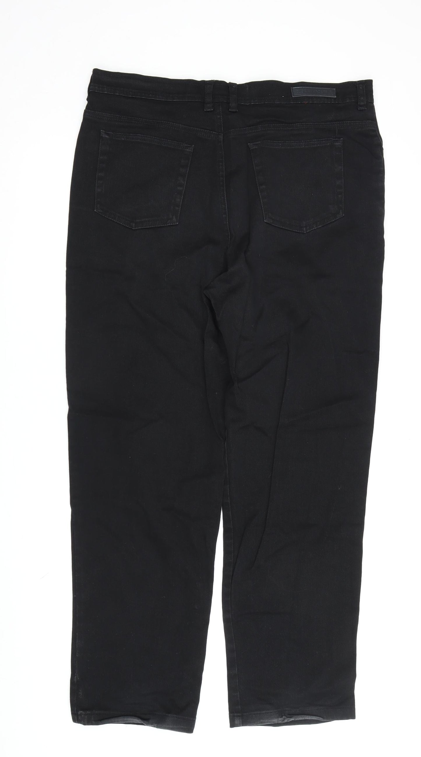 Gloria Vanderbilt Men's Black Straight Jeans Size 14