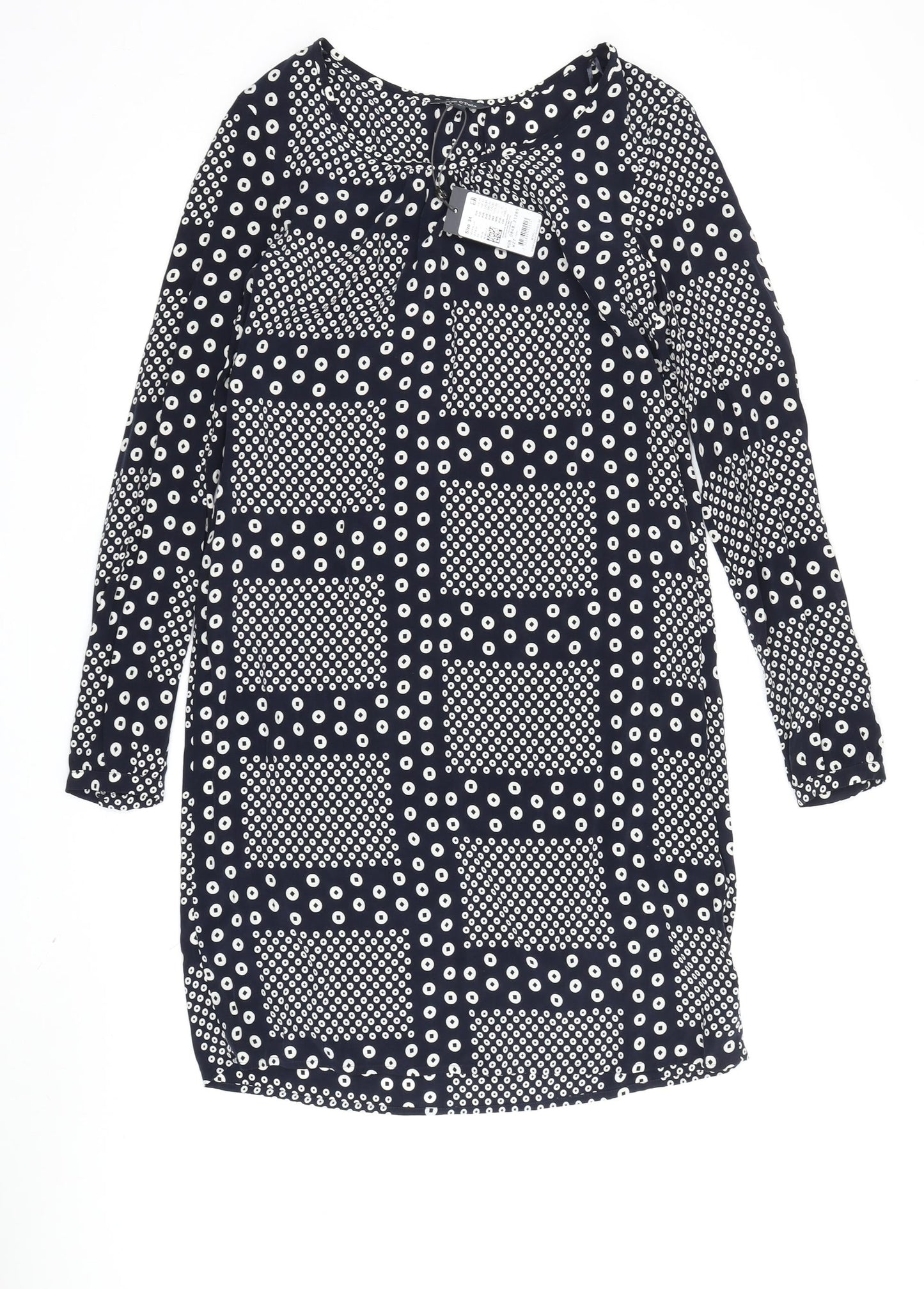 Marc O'Polo Women's Black Polka Dot Shift Dress Size 6