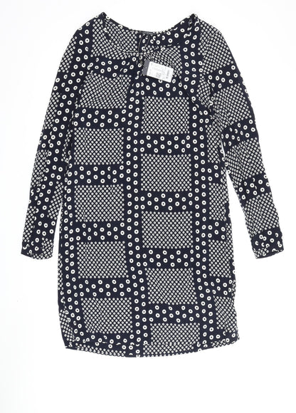 Marc O'Polo Women's Black Polka Dot Shift Dress Size 6