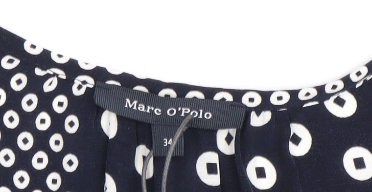 Marc O'Polo Women's Black Polka Dot Shift Dress Size 6
