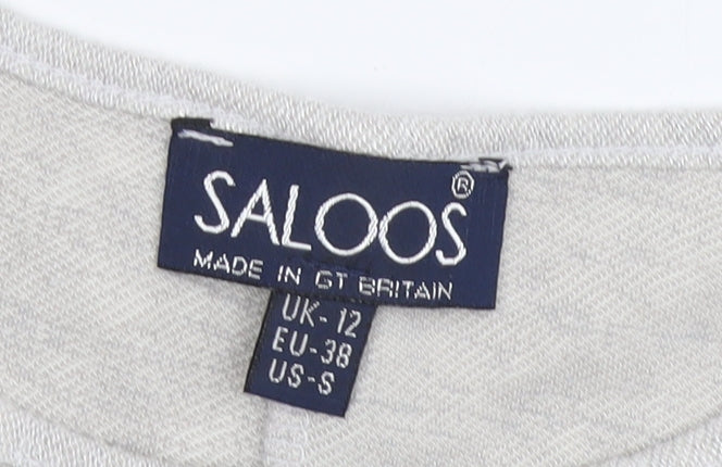 Womens UK Size 12 Saloos Beige Tunic Tank