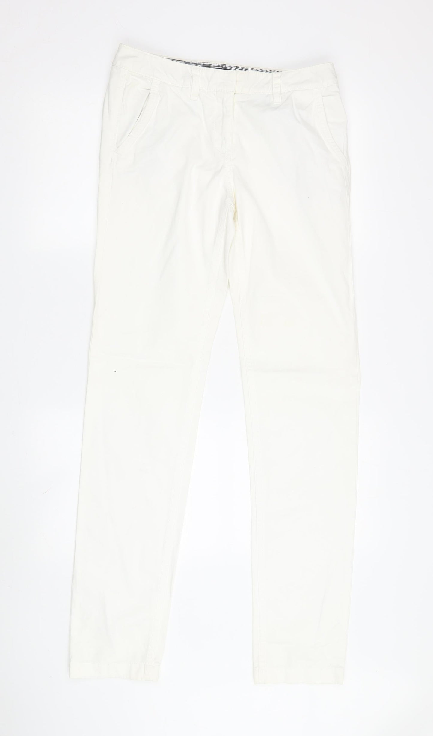 Womens UK Size 2XS Tommy Hilfiger  Straight White Jeans