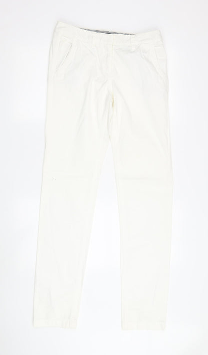 Womens UK Size 2XS Tommy Hilfiger  Straight White Jeans