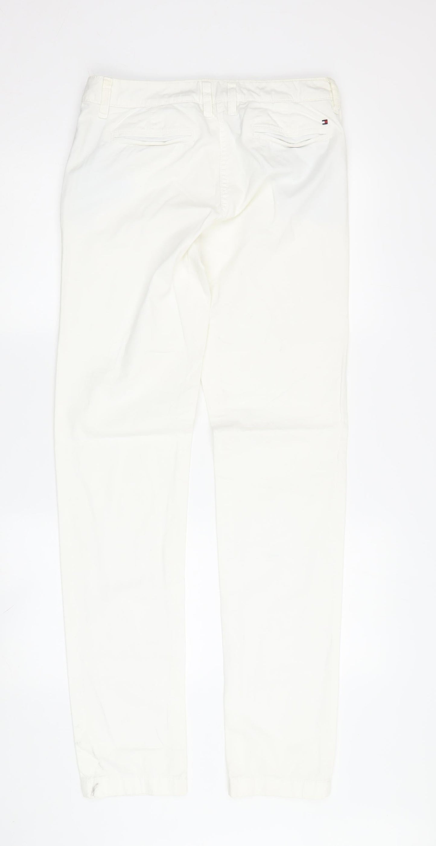Womens UK Size 2XS Tommy Hilfiger  Straight White Jeans
