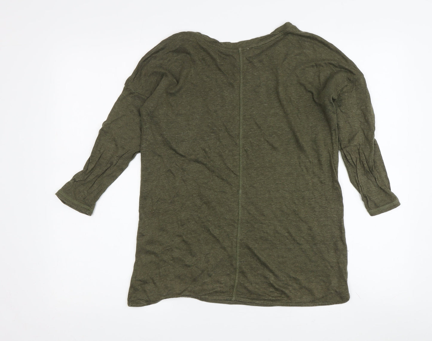 Womens UK Size S Whistles Green Basic T-Shirt