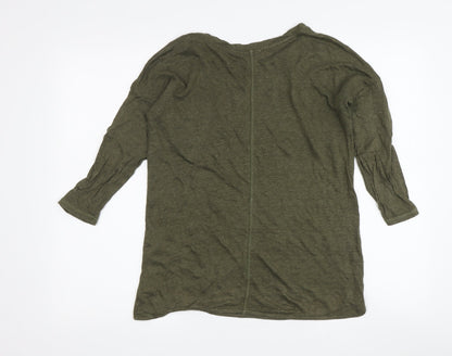Womens UK Size S Whistles Green Basic T-Shirt