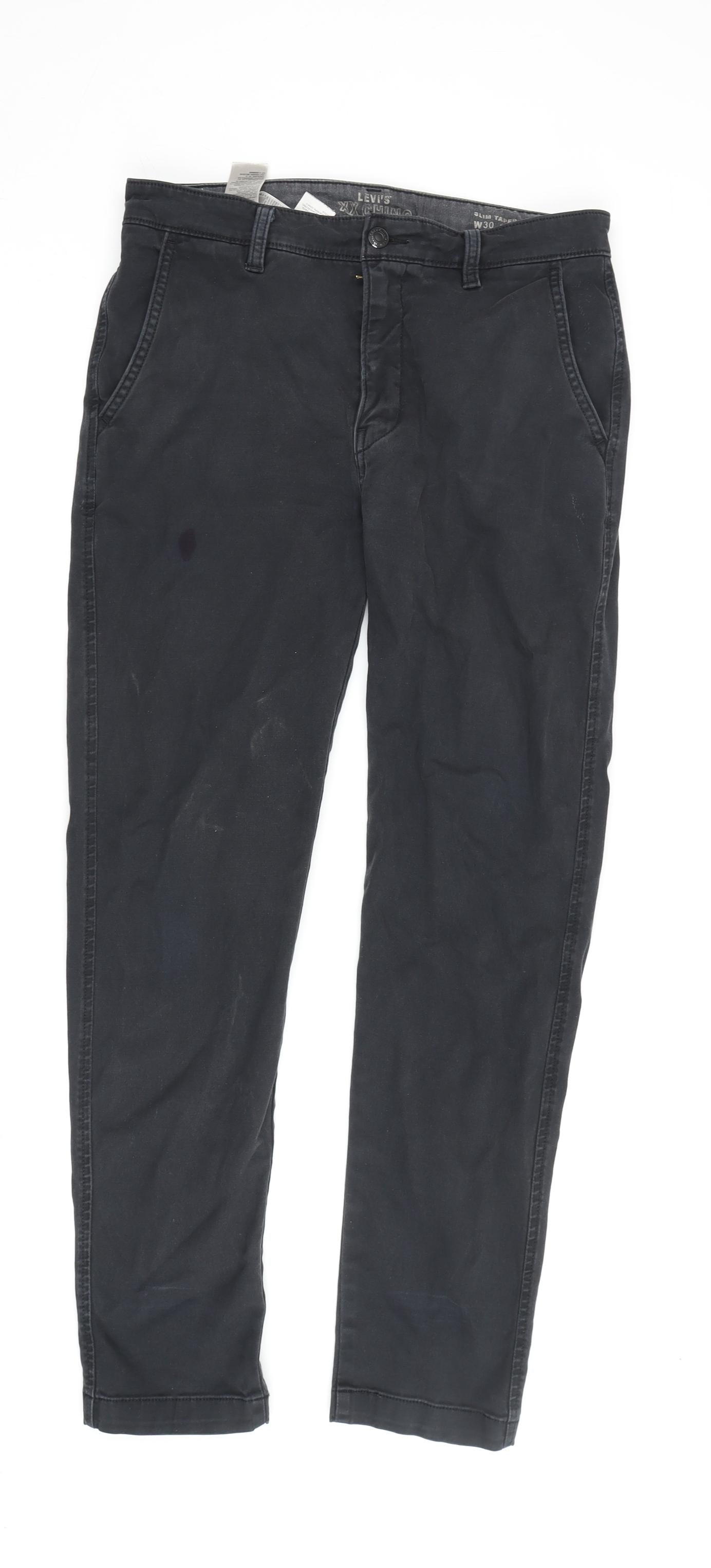 Levi's Men's Black Slim Tapered Jeans Size 30