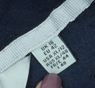 Regatta Women's Blue 1/2 Zip Pullover Sweatshirt Size 16