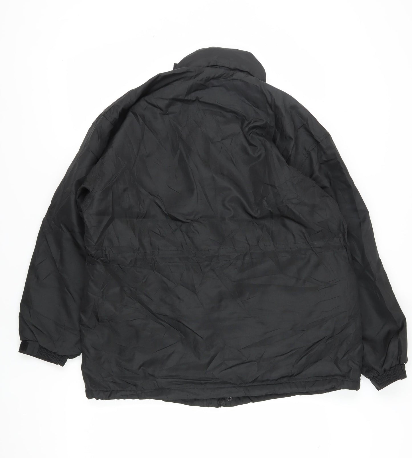 Mens UK Size M Boronia Black Basic Jacket